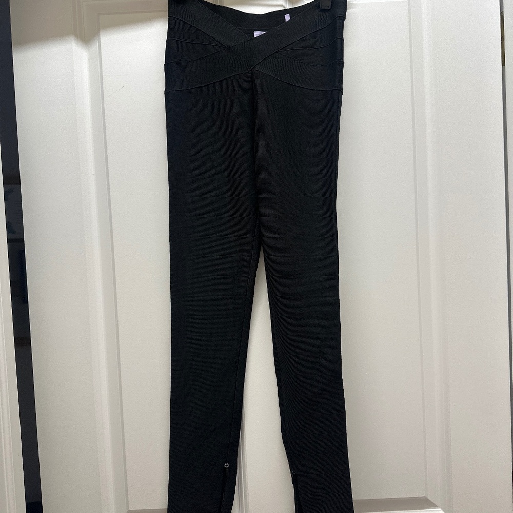 Herve Leger Pants - xxs NWOT - black